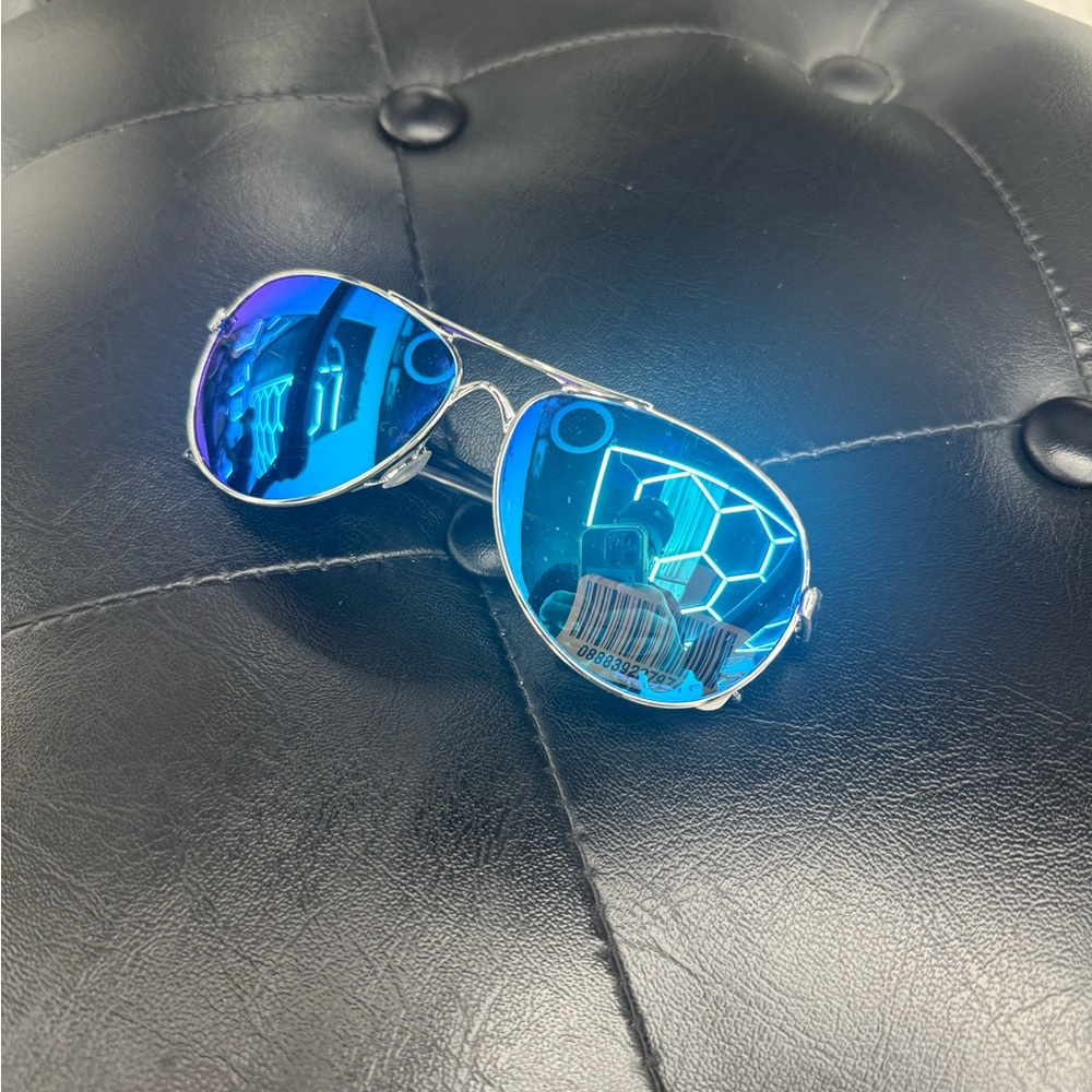 Oakley Silver and Black Sunglasses